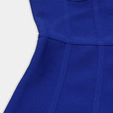 Sexy Blue Chain Straps Sleeveless Sheath Homecoming Dresses