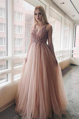 products/A-line_V-Neck_Beaded_Bodice_Tulle_Long_Prom_Dresses_Pink_Backless_Evening_Dress_PW517-6.jpg