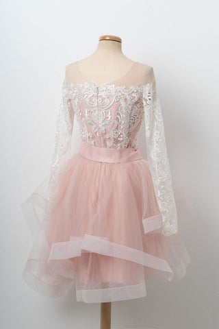 products/A_Line_Long_Sleeve_Scoop_Pink_Lace_Appliques_Homecoming_Dresses_With_Tulle_Belt_H1048-1.jpg
