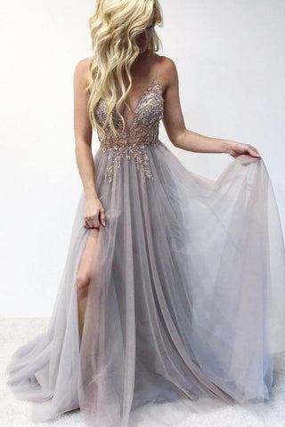 products/A_Line_Spaghetti_Straps_Deep_V_Neck_Beads_Tulle_Prom_Dresses_with_High_Split_Party_Dress_PW979-2.jpg