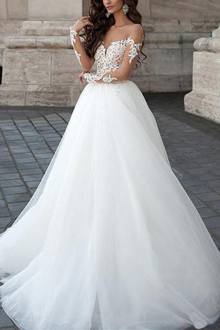 products/A_line_Long_Sleeve_Tulle_White_Lace_Appliques_Wedding_Dresses_Long_Wedding_Gowns_PW561-1.jpg