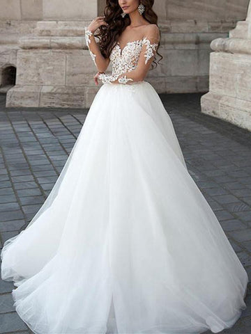 products/A_line_Long_Sleeve_Tulle_White_Lace_Appliques_Wedding_Dresses_Long_Wedding_Gowns_PW561.jpg