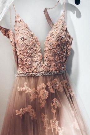 products/A_line_V_Neck_Lace_Appliques_Pink_Spaghetti_Straps_Tulle_Prom_Dresses_Formal_Dresses_PW768.jpg