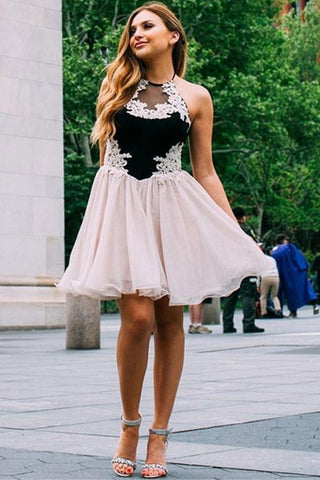 products/Cute_Tulle_Lace_Short_Prom_Dresses_Halter_Pink_and_Black_Homecoming_Dresses_H1175-1.jpg