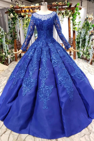 products/Elegant_Royal_Blue_Long_Sleeves_Ball_Gown_Lace_up_Puffy_Quinceanera_Dress_with_Appliques_P1136.jpg