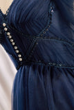 A-line Sweetheart Tulle Homecoming Dress LJ0570