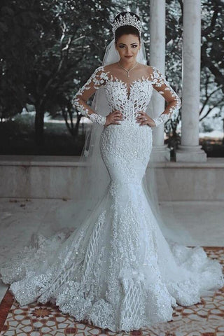 products/Long_Sleeve_Lace_Wedding_Dress_Mermaid_Beads_Lace_Appliques_Wedding_Gowns_PW476.jpg