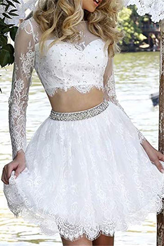 products/Long_Sleeve_Lace_White_Two_Pieces_Beads_Homecoming_Dresses_Scoop_Short_Prom_Dresses_H1174-1.jpg