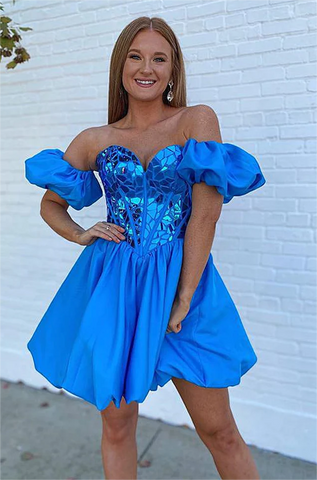 products/LovelySweetheartBlueHomecomingDresseswithSleeveN361-3.png