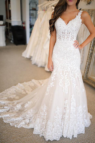 products/Mermaid_Lace_Applique_Sweetheart_Ivory_Wedding_Dresses_Long_Wedding_Dresses_PW945.jpg