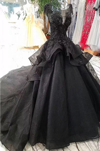 products/Princess_Black_Ball_Gown_Beaded_Prom_Dresses_Tulle_Long_Quinceanera_Dresses_P1063.jpg