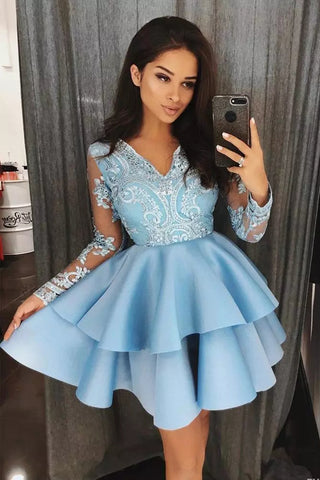 products/Vintage_Long_Sleeve_Navy_Blue_V_Neck_Knee_Length_Homecoming_Dresses_with_Lace_PW855-3.jpg