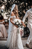 Gorgeous Sweetheart Low Back Lace Wedding Dresses Long Bridal Dresses W1258